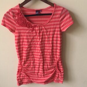 Like-new cotton shirt with embellishment